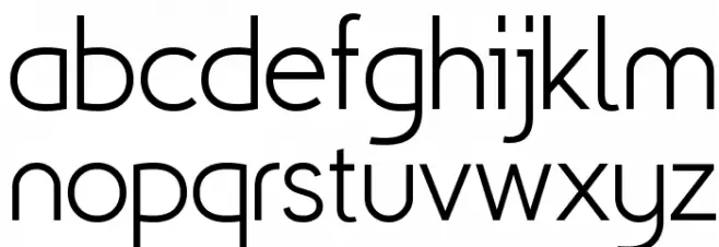 Explogos - Demo Шрифта строчной