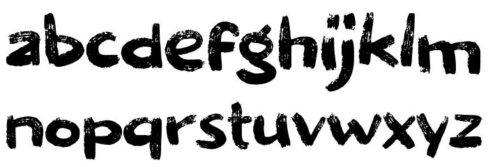 Explorazy Font LOWERCASE
