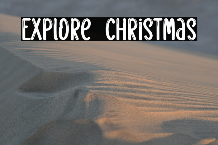 Explore  Christmas Example 1