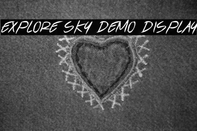 Explore Sky Demo Display Example 3