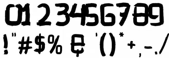 Explore Font OTHER CHARS