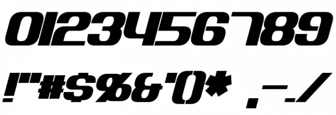 Explorien Bold Italic Font OTHER CHARS