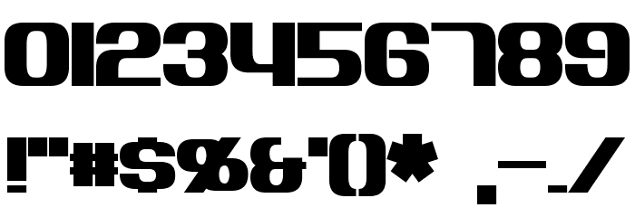 Explorien Bold Font OTHER CHARS