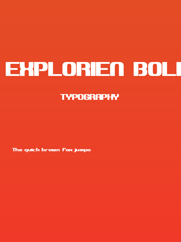 Explorien Bold Poster