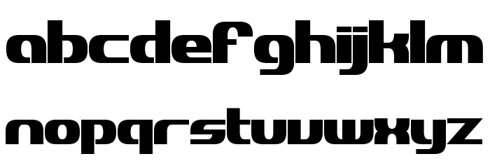 Explorien Bold Font LOWERCASE