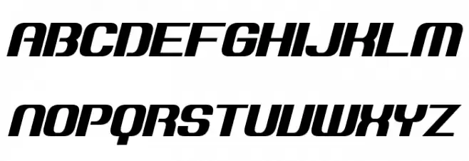 Explorien Italic フォント 大文字