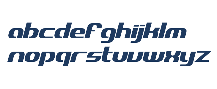 Explorien Italic Lowercase