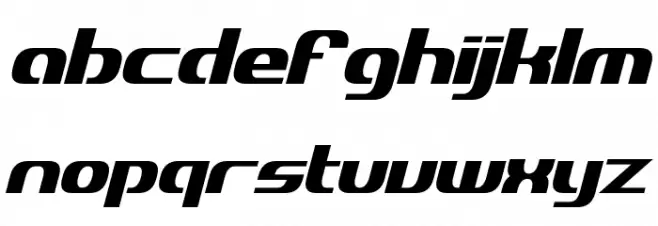 Explorien Italic Font Litere mici