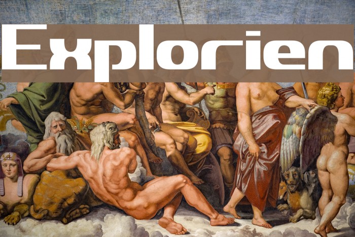 Explorien Font examples