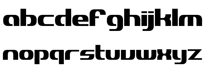 Explorien Font LOWERCASE