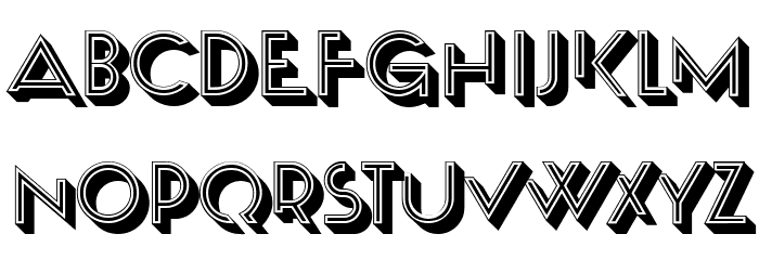 Explosion 3D Filled Font OTHER CHARS
