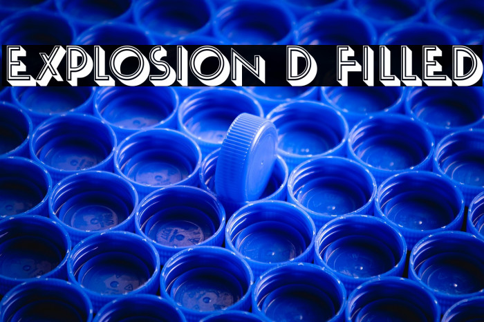 Explosion 3D Filled Example 2