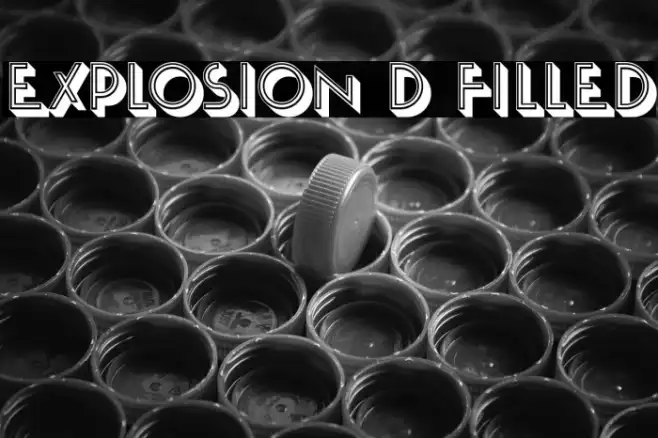 Explosion 3D Filled Example 2