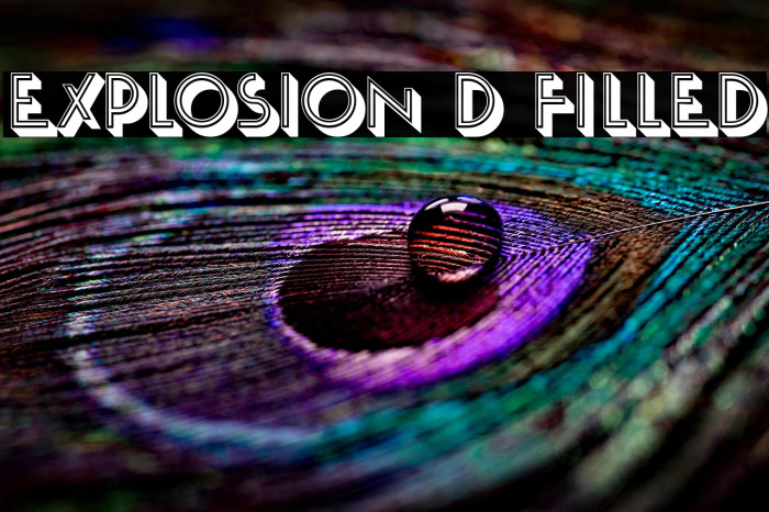 Explosion 3D Filled Example 3