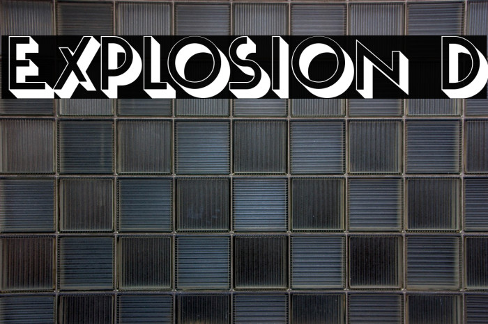 Explosion 3D Example 1