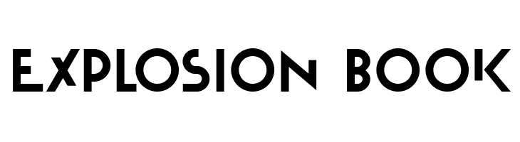 Explosion Book  font caratteri gratis