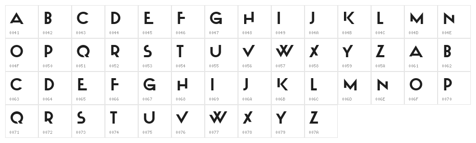 Explosion Book Character Map