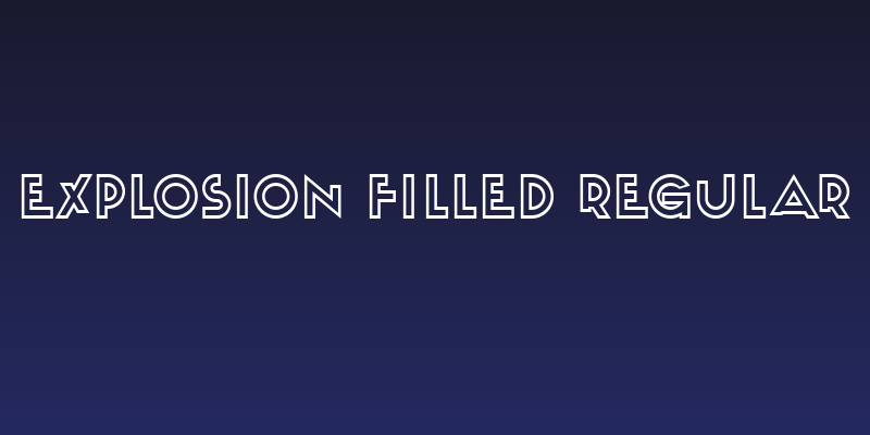 Explosion Filled Regular Social Header