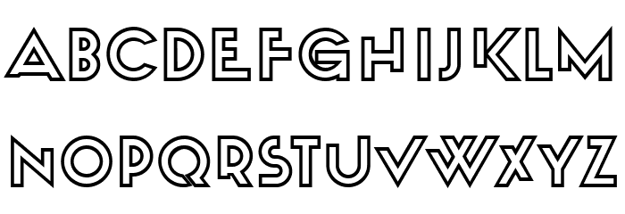 Explosion Filled Regular Font LOWERCASE