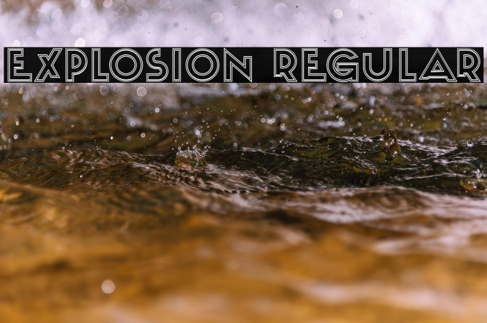 Explosion Regular Example 2