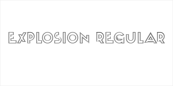 Explosion Regular Logo