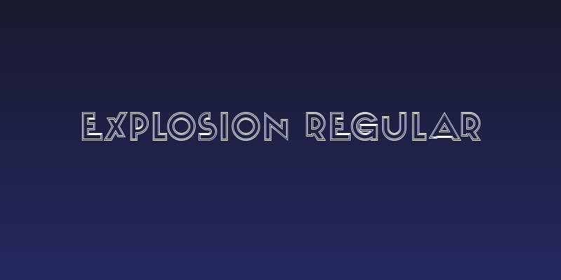 Explosion Regular Social Header