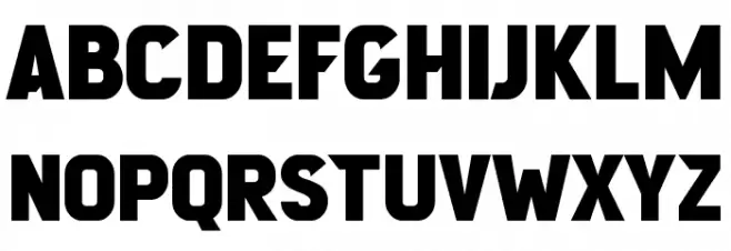 Explosive Attack Font LOWERCASE