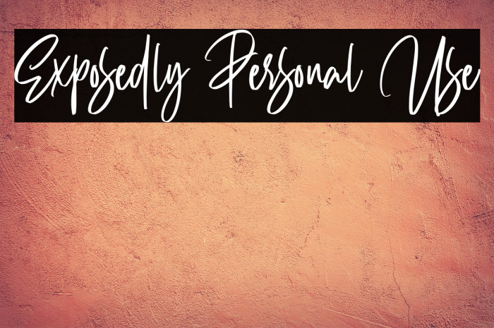 Exposedly Personal Use Example 2