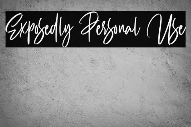 Exposedly Personal Use Example 2