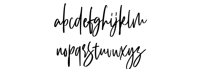 Exposedly Personal Use Font LOWERCASE