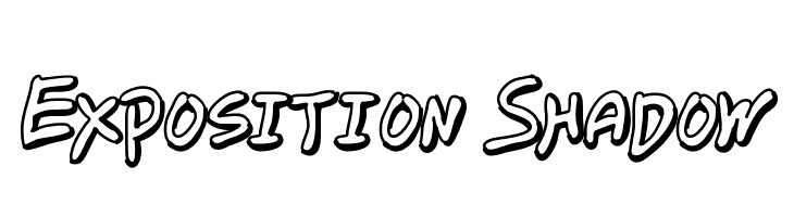 Exposition Shadow Font