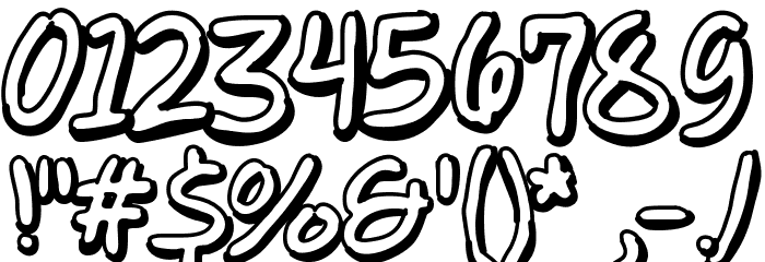 Exposition Shadow Font OTHER CHARS