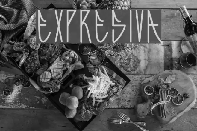 Expresiva Font examples