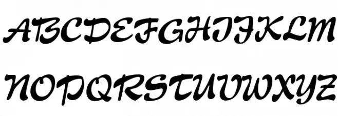Express Font Litere mari