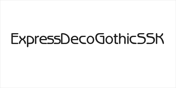 ExpressDecoGothicSSK Logo
