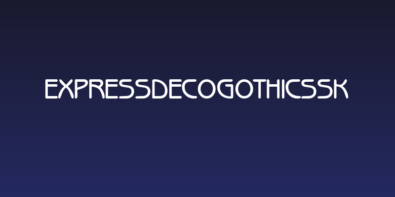ExpressDecoGothicSSK Social Header