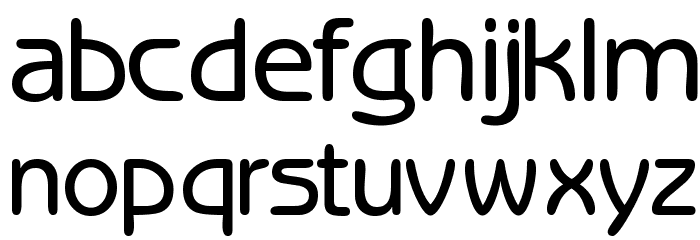 ExpressDecoGothicSSK Font LOWERCASE