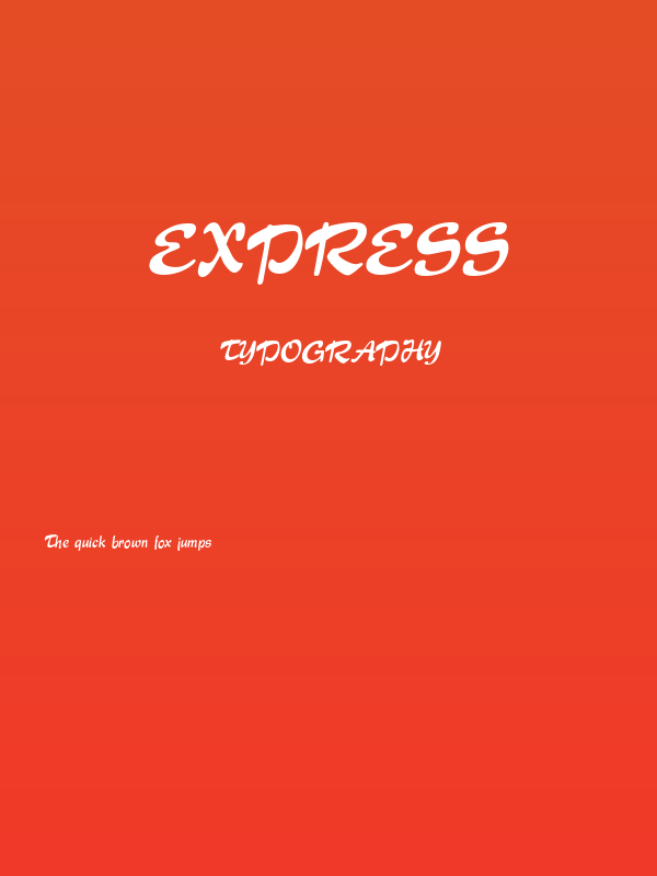 Express Poster