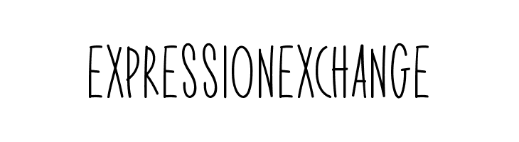 Expression Exchange  font caratteri gratis