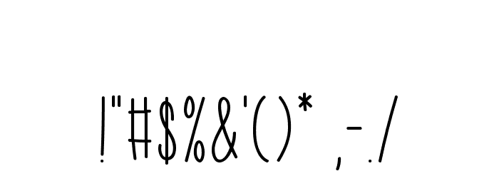 Expression Exchange Font OTHER CHARS