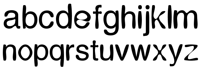 Expression Font LOWERCASE
