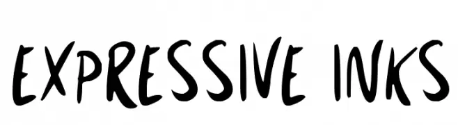 Expressive Inks  les polices de caractères gratuit tlcharger