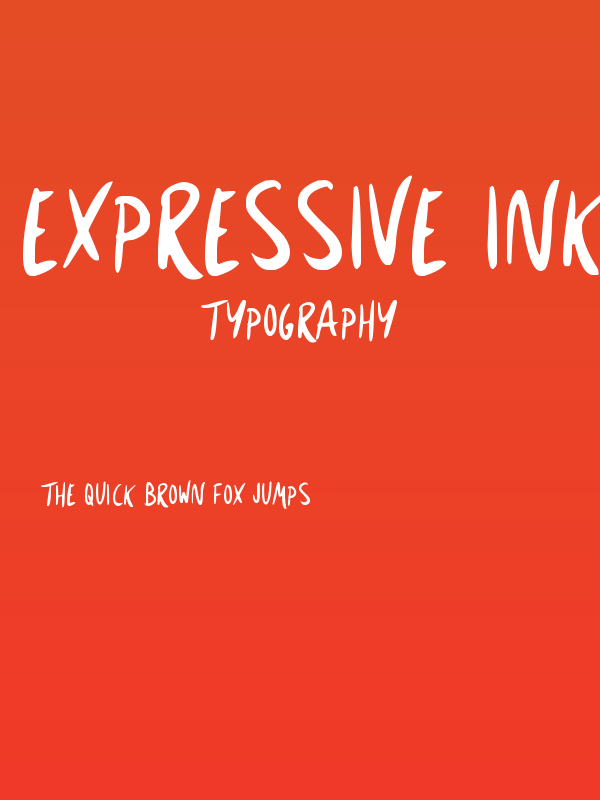 Expressive Inks Poster