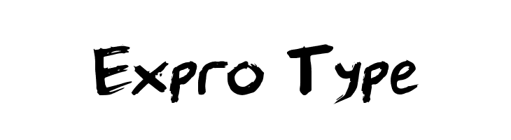Expro Type  フリーフォントのダウンロード