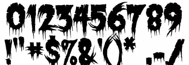 Exquisite Corpse Font OTHER CHARS