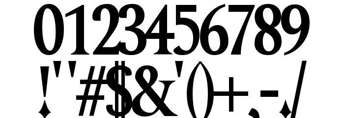 Exquisite Font OTHER CHARS