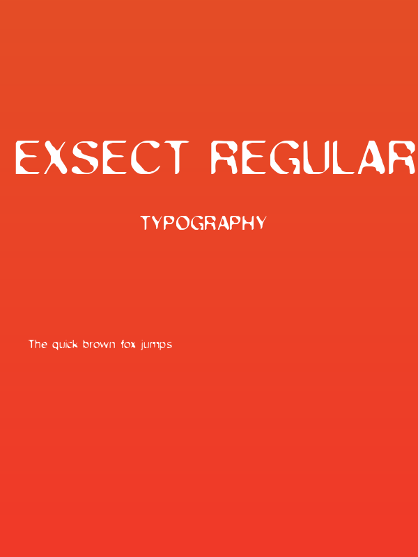 Exsect Regular Poster