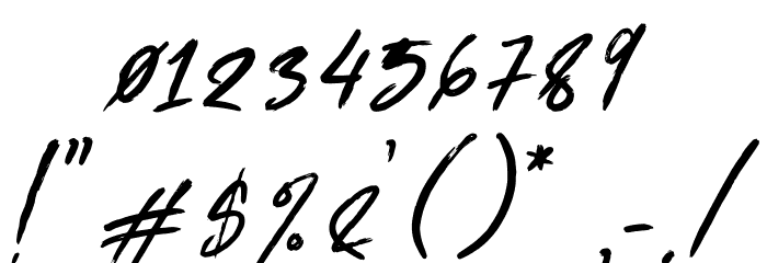 Exstensyon Regular Font OTHER CHARS