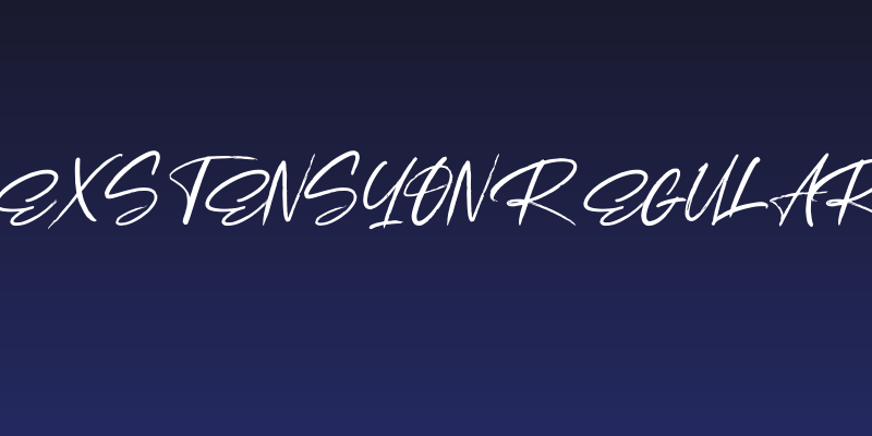 Exstensyon Regular Social Header