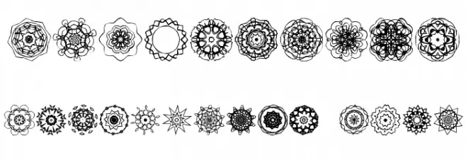 Extasy Font OTHER CHARS